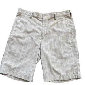 NIKE GOLF Men’s Nike Dry Fit Plaid Shorts Size 34